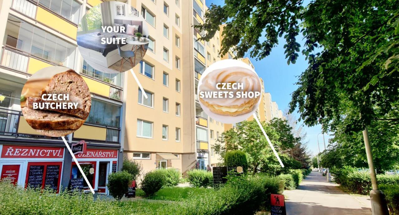 King Size Sunny 19 Minutes To Center Apartmán Prague